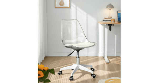 Clear office chair online